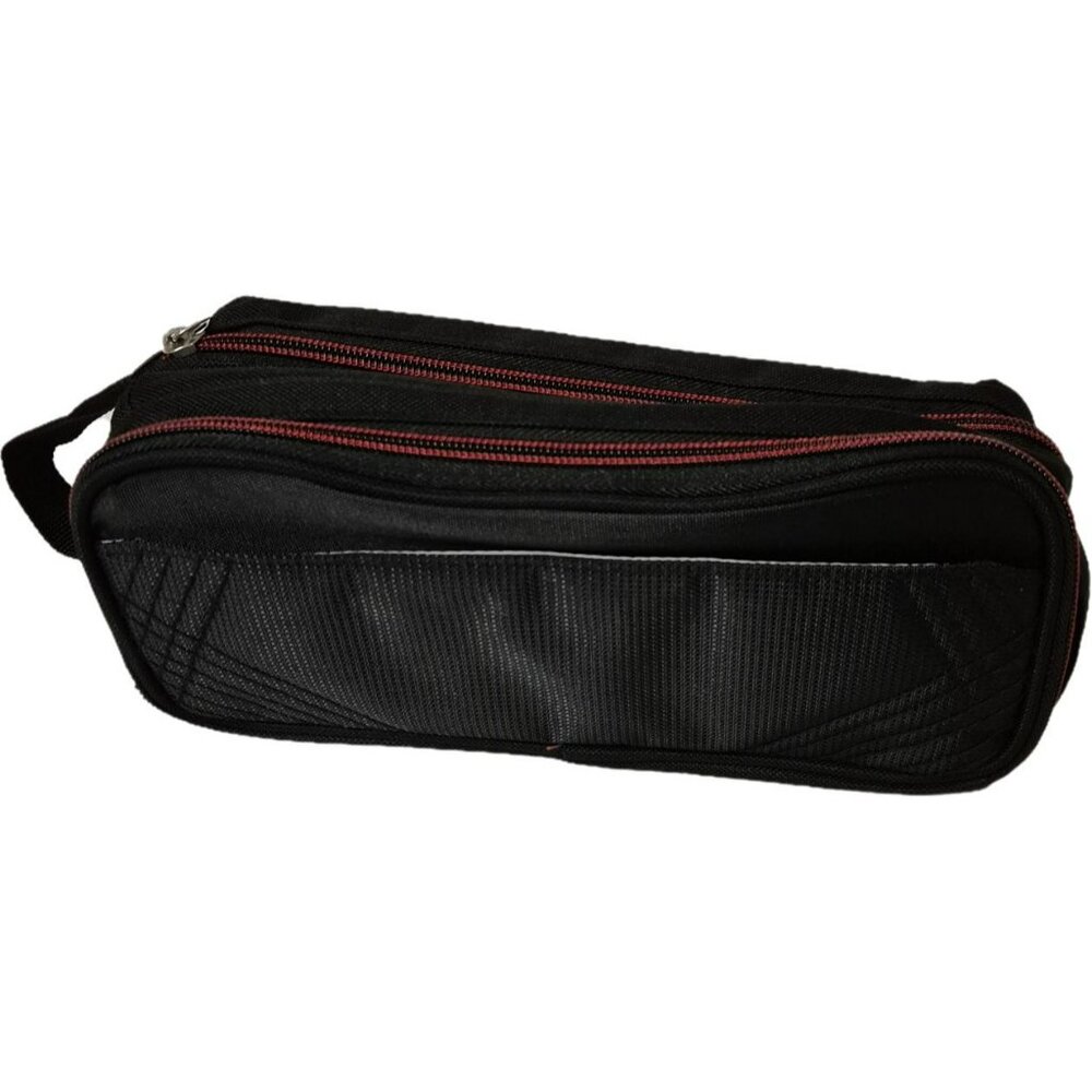 Elleven Black Travel Organizer Case Leeds TeckTrap Elastic Keeper 3 Compartments